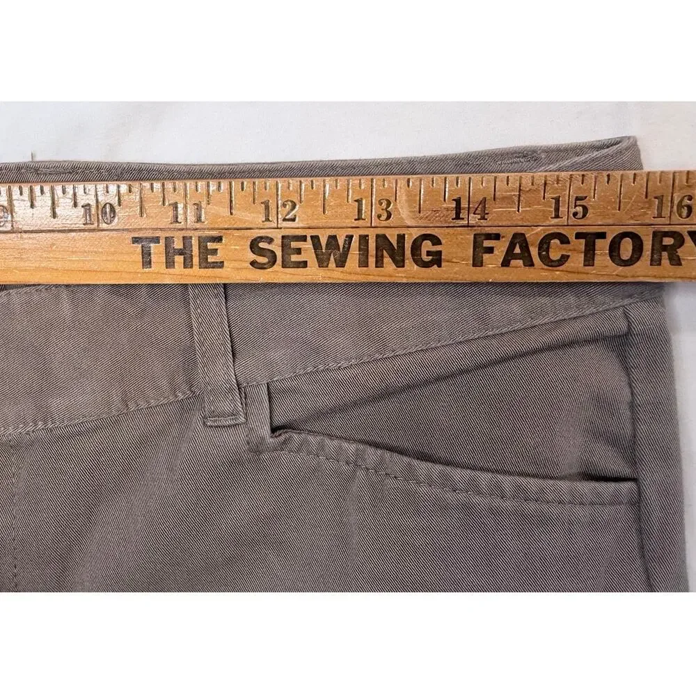 Eddie Bauer Shaw Fit Cotton Blend Bootcut Chino Pants Sz 8 Women Utility Casual